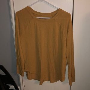 mustard yellow thin sweater